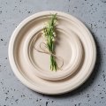 talerz owalny eko trzcina cukrowa 32x25cm 10szt naturalny
