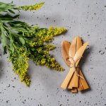 nóż eko bambusowy 16cm naturalny