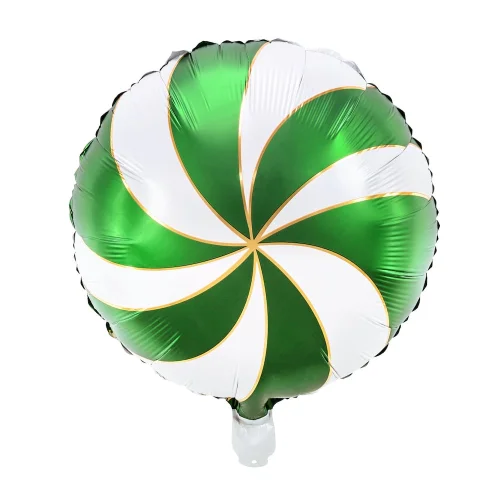 balon zielony lizak