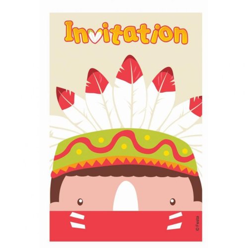 zaproszenia Indianin