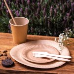 talerze papierowe zestaw