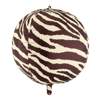  Balon foliowy Piłka w Paski Zebry, 75 cm