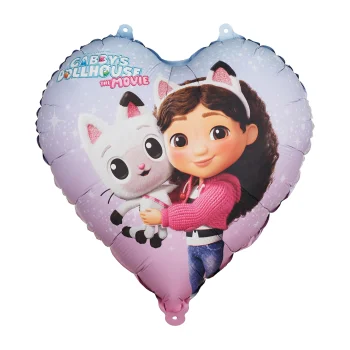  Balon foliowy serce Koci Domek Gabi