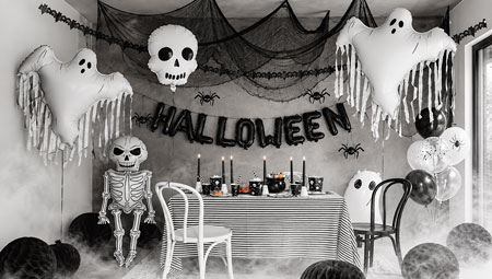 Dekoracje, balony i ozdoby na Halloween